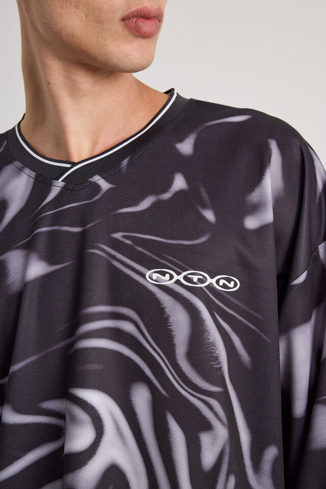 Notion Long Sleeve Jersey, NTN BLACK/NOTION OIL SLICK