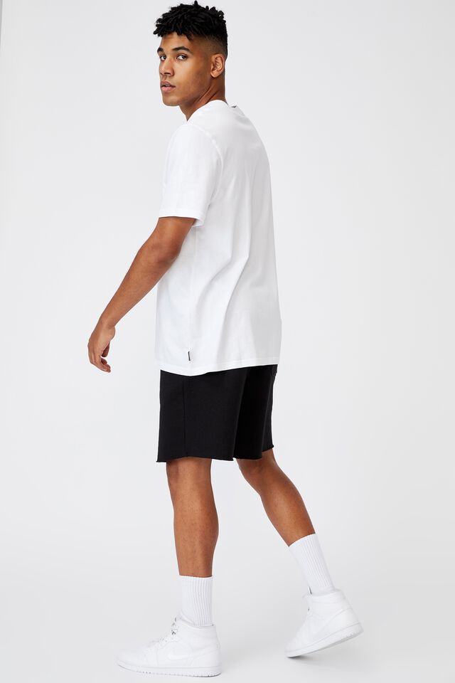 Regular Pop Culture T Shirt, LCN PAD WHITE/PARENTAL ADVISORY LARGE