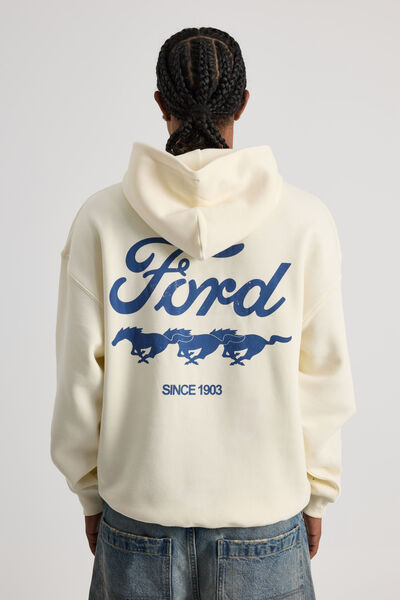 Ford Hoodie, LCN FOR WINTER WHITE/FORD MUSTANG HORSES