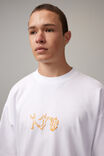 Heavy Weight Box Fit Graphic Tshirt, HH WHITE/OPEN YOUR SOUL - alternate image 4