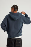 Authentics Boxy Zip Thru Hoodie, WASHED NAVY - alternate image 3