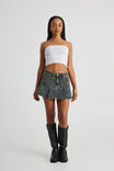 Shirred Bandeau, WHITE - alternate image 2