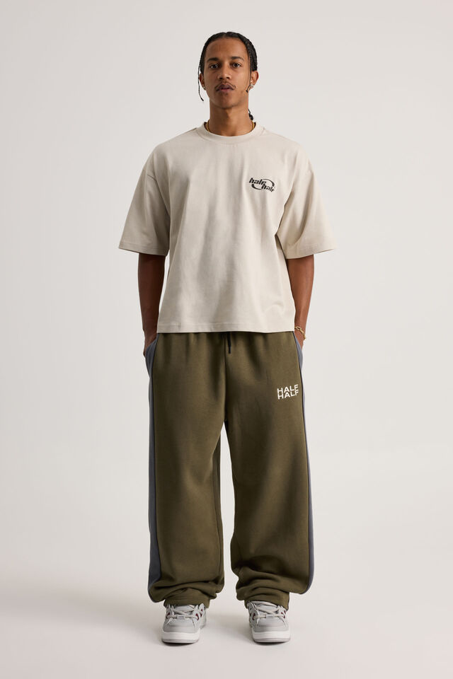 Half Half Boxy Cropped Graphic Tshirt, HH FOG/HALF HALF SHIBUYA