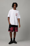 Oversized Nba T Shirt, LCN NBA WHITE/CHICAGO BULLS BASEBALL SCRIPT - alternate image 2