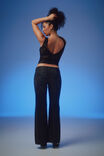 Luca Low Rise Bootleg Jean, LILLITH BLACK/ANGEL WINGS - example image 3