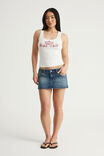 Plastics Micro Skirt, RUMOUR BLUE - example image 2