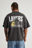 Box Fit Nba T Shirt, LCN NBA SLATE/LAKERS BALL - alternate image 3