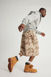 Authentics Baggy Track Short, MUTED CAMO - example image 1