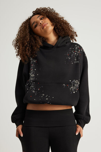 Notion Boxy Hoodie, NTN BLACK/MYSTIC MADNESS