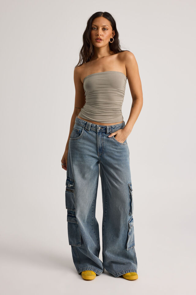 Mega Baggy Cargo, WASHED OUT BLUE