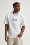 Half Half Heavyweight Core Fit Tshirt, HH SILVER MARLE/INTERNATIONAL - example image 2