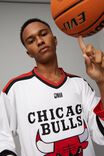Long Sleeve V Neck Jersey, LCN NBA WHITE/CHICAGO BULLS - alternate image 1