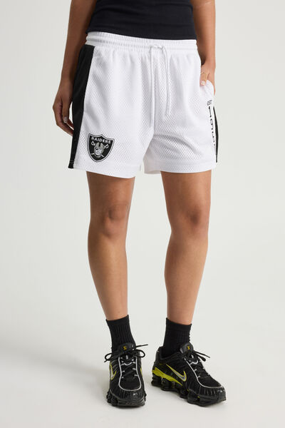 Lcn Nfl Field Short, NFL LCN RAIDERS SCRIPT_ WHITE