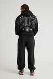 Baggy Cuffed Trackpant, BLACK - alternate image 3