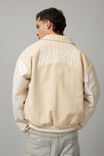 Nfl Varsity Jacket, LCN NFL TONAL BEIGE/LAS VEGAS RAIDERS - alternate image 3