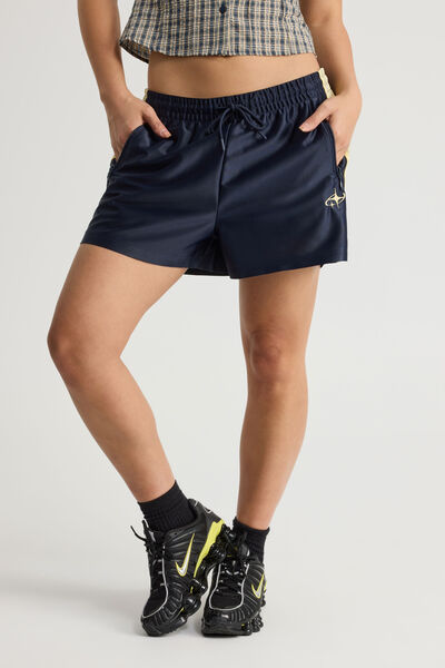 Tricot Short, NAVY/YELLOW/SILVER