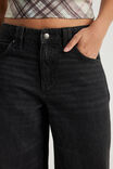 Mid Rise Baggy Jean, BACKSTAGE BLACK - alternate image 4