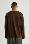 Authentics Long Sleeve Tshirt, WALNUT - alternate image 3