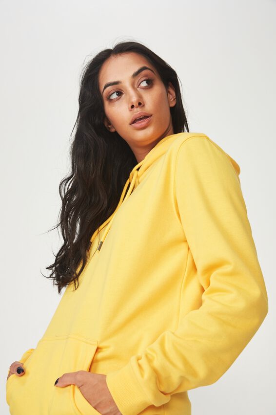 Basic Hoodie, GOLDEN ROD