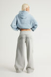 Wide Waistband Trackpant, NTN GREY MARLE/RHINESTONE CYBER - example image 1