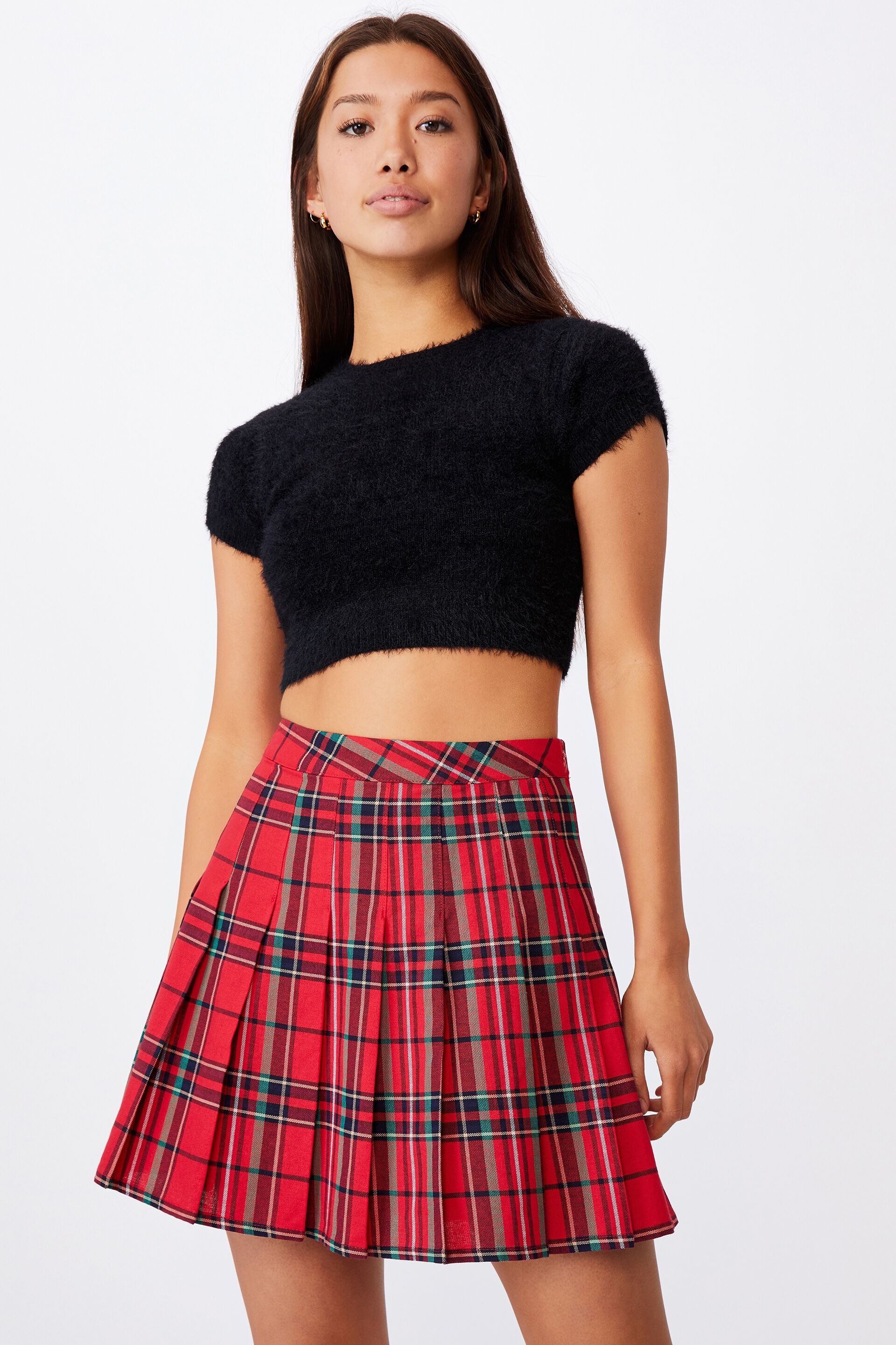 Plaid skirt factorie Clearance
