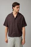 Textured Street Shirt, TEXTURE/CHOC TORTE - alternate image 1