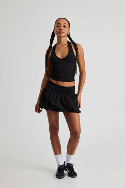 Bubble Skirt, BLACK