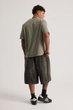 Half Half El Grande Denim Short, GREY PINTUCK - alternate image 3