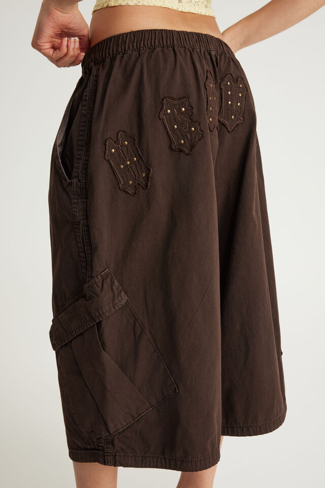 Jumbo Cargo Jort, WASHED UMBER/HEAVEN