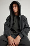 Authentics Premium Zip Through, WASHED BLACK - example image 4