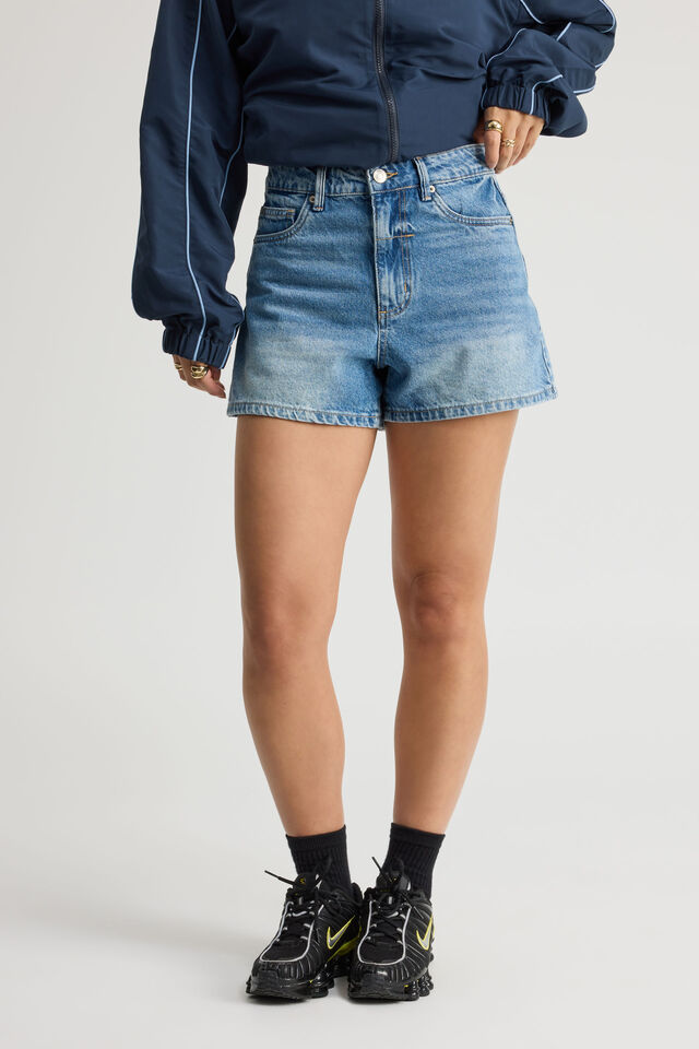90 S Classic Denim Short, SUNNY BLUE