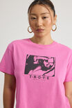 Music Merch Regular Tee, LCN BRA TROYE SIVAN SHOCK PINK/PORTRAIT - alternate image 4