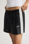 Tricot Short, BLACK/WHITE/SILVER - alternate image 4