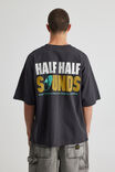 Half Half Heavyweight Box Fit Graphic Tshirt, HH SLATE/HALF HALF SOUNDS - alternate image 3
