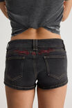 Tumblr Low Rise Booty Short, HEAVY WASH BLACK_STAR - alternate image 4
