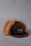 Open Gallery Fur Trapper Cap, OG CHOC W FUR - alternate image 1