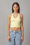 Holly Halter Top, YELLOW - alternate image 1