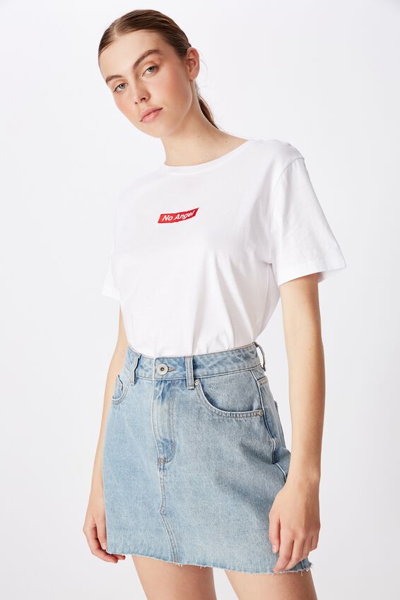 Classic Denim Skirt, THRIFT BLUE