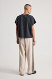 Half Half Baggy Trackpant, HH WASHED BEIGE/PANELLED Y2K - alternate image 3