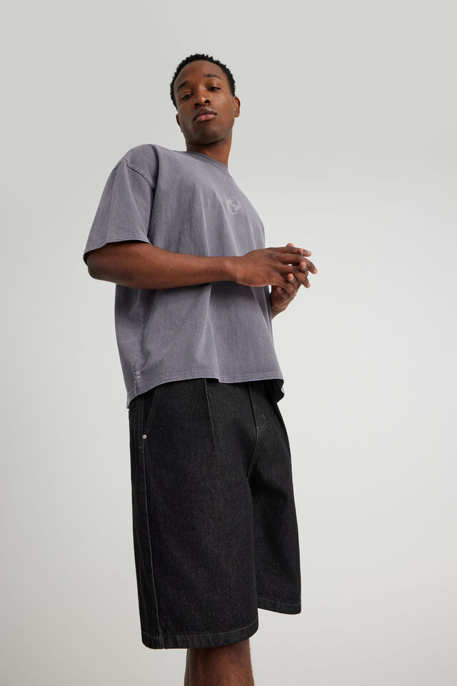 Notion Vintage Graphic Tshirt, NTN WASHED WINTER PLUM/ONE INDUSTRY