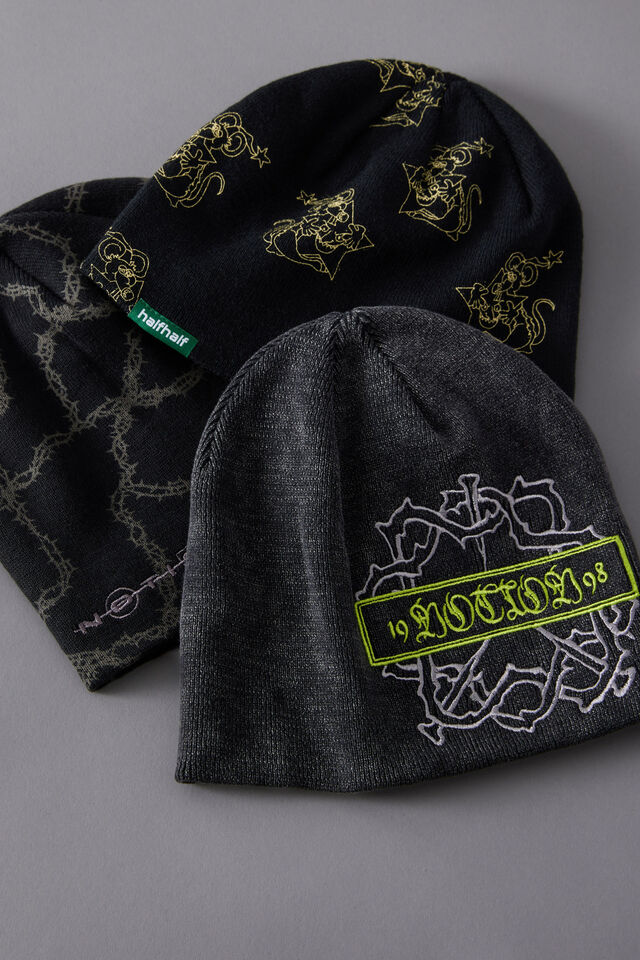 Notion Thorn Yardage Beanie, NOTION BLACK GREY THORNS
