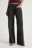 Luca Low Rise Bootleg Jean, STORM BLACK - example image 1