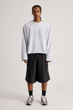 Open Gallery Loopback Crew, OG SILVER MARLE/SELF EMBOSSED - alternate image 2