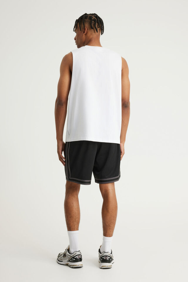 Nfl Basketball Short, LCN NFL MIDNIGHT BLACK/STEALTH RAIDERS