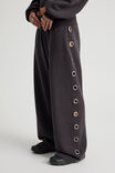 Wide Waistband Trackpant, WASHED BLACK/EYELET - alternate image 1