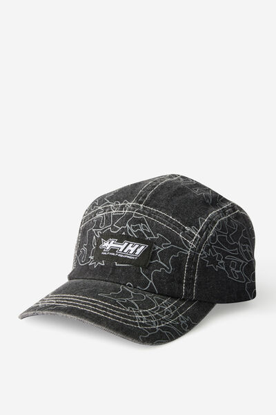 Hh Equipment Panel Cap, HH DENIM YARDAGE BLK