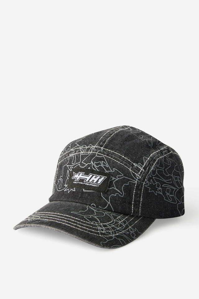 Hh Equipment Panel Cap, HH DENIM YARDAGE BLK
