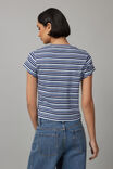 Slim Fit Tee, BLUE MULTI STRIPE - alternate image 3