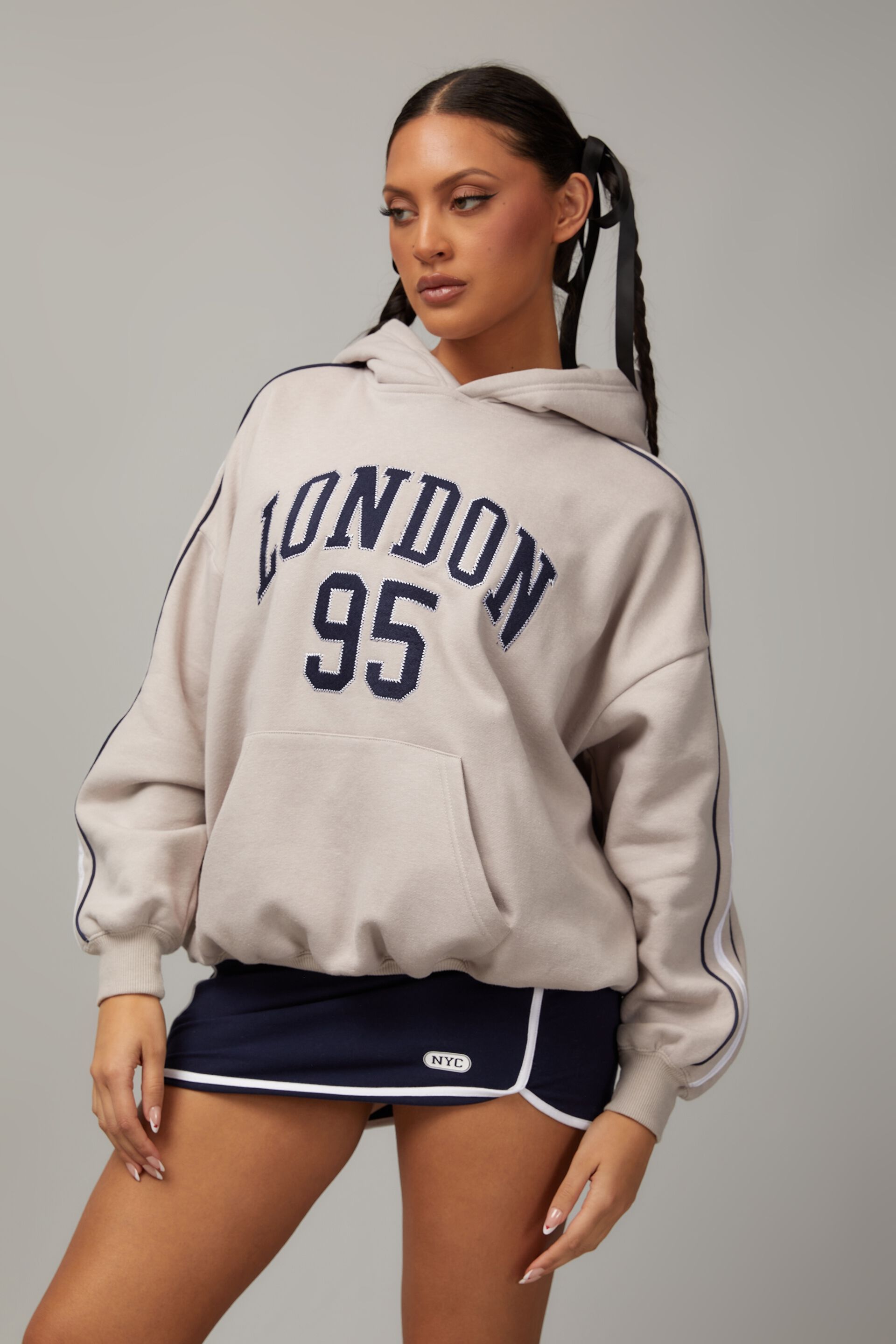 Slouchy Graphic Hoodie