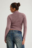 Knit Zip Through, WASHED PUNK PURPLE - alternate image 3